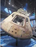  ?? ?? Apollo 11’s landing capsule back on Earth
