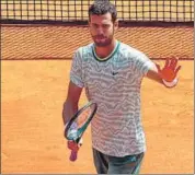  ?? REUTERS ?? Russia's Karen Khachanov after beating Daniil Medvedev.