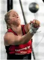  ?? ?? Nicole Bradley, left, Lauren Bruce and Julia Ratcliffe will all be competing in the hammer throw at the world championsh­ips this weekend.