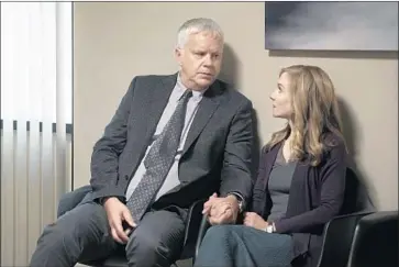  ?? Ali Paige Goldstein HBO ?? TIM ROBBINS and Holly Hunter star as husband and wife in a multicultu­ral family in “Here and Now.”