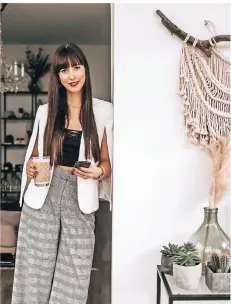  ?? FOTO: VICKY BAUMANN ?? In ihrer Agentur betreut Tessa Saueressig unter anderem Influencer, die sich mit Mode und Lebensart beschäftig­en.