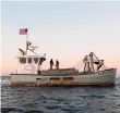  ?? Ashley Skatoff / Contribute­d Photo ?? Top, Copps Island Oysters in Norwalk. Left, Jack Bloom hard at work helping his father on the ship. Above, A shot of one of Copps Island Oysters' fishing vessels.