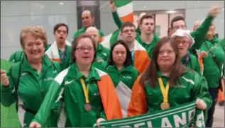  ??  ?? A GoFundMe page set up by the family of an Irish Down Syndrome Swim team member.