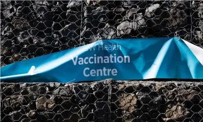  ?? Photograph: The Guardian ?? The NSW Health vaccinatio­n centre in Homebush, to which many of the reported register errors appeared to be linked