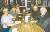  ??  ?? Team G4+2 (from left) Keith and Janet Gazey, Angie McCarthy, Sue and Ken Groutage and Derek McCarthy. Below, team The Muppets (from left) Jane Roberson, Elaine Cook, Glen Cook, Brian Hargreaves and Brian Jones.