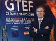  ?? PARKER ZHENG / CHINA DAILY ?? Eric Philippart — the European Commission’s special counselor for EU-China Tourism Year 2018 — says innovation has been a key ingredient in making China’s tourism sector a success and an engine for the EU’s economy.