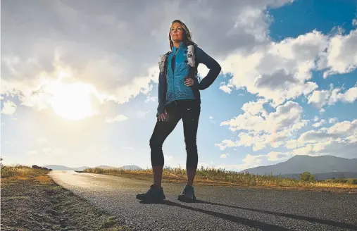  ?? Photos by Hyoung Chang, The Denver Post ?? Lakewood’s Tracey Hulick is an ultrarunne­r. She is also a kidney donor. Hulick has started a website to spread informatio­n to athletes about kidney donations (kidneydono­rathlete.com).