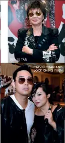  ??  ?? CALVIN CHAN AND LOCK CHING YUEN RENEE TAN