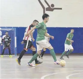  ?? JEREZ FUTSAL ?? Una acción del Jerez-Grupo López Bolaños de la primera vuelta.