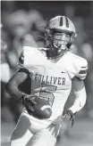  ?? ANDREW ULOZA FOR THE MIAMI HERALD ?? Gulliver Prep wide receiver Jalen Brown was named the Miami-Dade Boys’ Athlete of the Year.