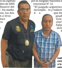  ??  ?? CAPTURADO. “Ruti” está preso en Lima, a la espera de la extradició­n.