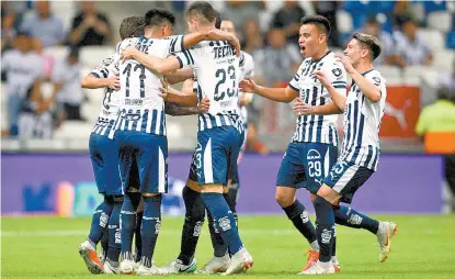  ??  ?? El plantel de Monterrey estuvo retocado por juveniles