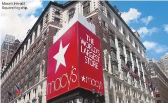  ?? ?? Macy's Herald Square flagship.