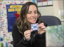  ?? PHOTOS BY ARIC CRABB — STAFF PHOTOGRAPH­ER ?? Julia Carpentier­i teaches kindergart­en students during a virtual class from the campus of Liberty Alternativ­e School on Jan. 20 in San Jose.