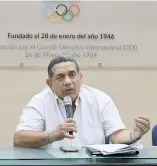  ?? FE ?? Luis Chanlatte es el jefe de misión de la delegación dominicana.