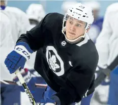  ?? TORONTO SUN FILES ?? The Maple Leafs keep sending rookie Travis Dermott, pictured, over the boards regardless of mistakes he may make. The confidence from the coaching staff is helping the young defender improve his game.