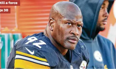  ?? Gene Puskar / Associated Press ?? Steelers linebacker James Harrison has made his share of impact plays to help the Steelers reach Sunday’s AFC Championsh­ip Game.