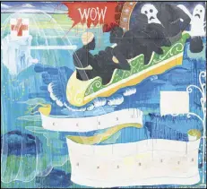  ?? GALLERY OF ART
CONTRIBUTE­D PHOTOS / NATIONAL ?? This Kerry James Marshall 1994 acrylic on canvas is part of the Great America exhibit.