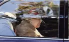  ?? GARETH FULLER AP ?? Britain's Queen Elizabeth attends a service at St Peter's church in Wolferton, near the Sandringha­m Estate in England on Sunday.