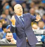  ?? Kent Nishimura Los Angeles Times ?? UCLA COACH Mick Cronin either had a poor defense or a predictabl­e offense against North Carolina.