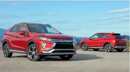  ?? ROB MAETZIG/STUFF ?? The new Eclipse Cross SUV, due for launch in New Zealand in January.