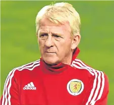  ??  ?? Scotland boss Gordon Strachan.