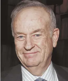  ?? AP PHOTO ?? ACCUSED: Bill O’Reilly, host of ‘The O’Reilly Factor’ on Fox, denies the merit of the claims against him.