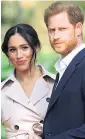  ??  ?? COURT FIGHT The Duke and Duchess of Sussex