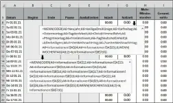  ??  ?? Komplexe Formeln sorgen für hohen Komfort und dynamische Anpassung: Alternativ zu abstrakten Zellbezüge­n könnten Sie hier mit Namen arbeiten.