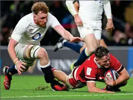  ?? ?? ALL HYPE: England are powerless to stop Mann extending Wales’ lead