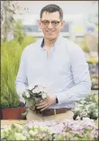  ??  ?? GREEN FINGERS: Marcus Eyles, who is the horticultu­ral director of Dobbies Garden Centres.