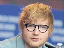  ??  ?? Singer-songwriter Ed Sheeran.