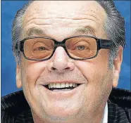  ??  ?? JACK NICHOLSON – will be back after six-year absence