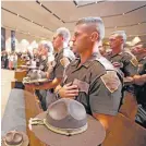  ??  ?? The Oklahoma Highway Patrol’s 64th academy had its graduation and commission­ing ceremony in June.