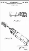  ??  ?? Mildred and Madeleine Lodewick’s “Combinatio­n Toothbrush and Casing Therefor” appeared in their patent filing in April 1948.