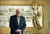  ?? PHOTO BY CHRIS PIZZELLO — INVISION — AP ?? Dr. John Leverence, senior vice president of awards at the Academy of Television Arts &amp; Sciences, poses for a portrait at the Television Academy, Thursday in Los Angeles. Leverence has overseen the Emmys Awards for the past 38 years.