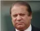  ??  ?? Nawaz Sharif