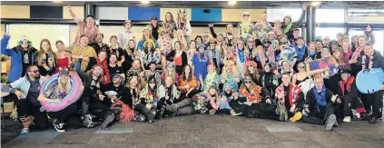  ?? PHOTO: NZSKI ?? That’s all, folks . . . The Remarkable­s Ski Area crew celebrated the end of the Covid19dis­rupted season with a beachtheme­d party yesterday.