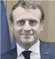  ??  ?? 0 Emmanuel Macron spoke of the need for major changes