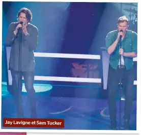  ??  ?? Jay Lavigne et Sam Tucker