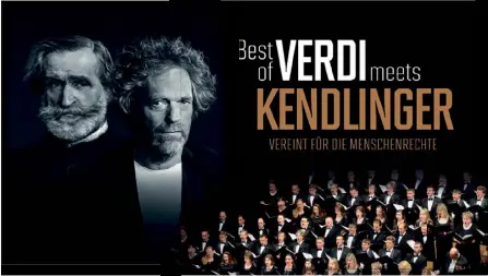  ?? ?? Eine Rarität in der Philharmon­ie Berlin: Kendlinger­s K&K Philharmon­iker & Chor gemeinsam auf der Bühne.
