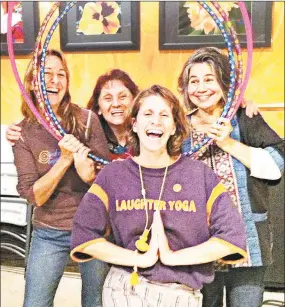  ?? Contribute­d photo ?? Shown here are participan­ts in The Buttonwood Tree’s laughter yoga program in Middletown.