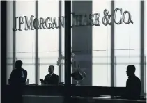  ?? SETH WENIG THE ASSOCIATED PRESS FILE PHOTO ?? JPMorgan Chase is one of several U.S. banks that have said it will avoid cannabis banking because of federal laws.