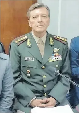  ??  ?? Acusado. El jefe del Ejército de Cristina Kirchner, César Milani.