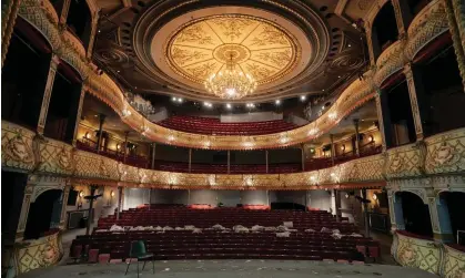  ?? ?? The Old Vic, London, deserted during lockdown, June 2020. Photograph: The Old Vic/Getty Images