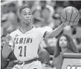  ?? Jerry Baker ?? Senior guard Tyrik Armstrong had a hand in Elkins earning its first state tournament appearance.