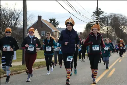  ?? SUBMITTED PHOTO ?? This year’s Turkey Trot in West Chester to raise funds for childhood cancer research will be virtual.