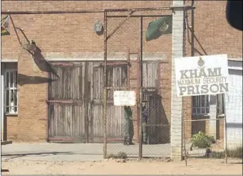  ?? ?? MRP activists were transferre­d from Khami prison in Bulawayo to Chikurubi in Harare