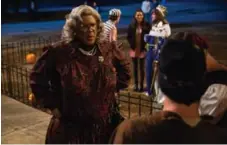  ?? ELI JOSHUA/LIONSGATE/TRIBUNE NEWS SERVICE ?? Tyler Perry stars as Madea in his new movie Boo! A Madea Halloween, which is based on a joke from Chris Rock’s 2014 film Top Five.