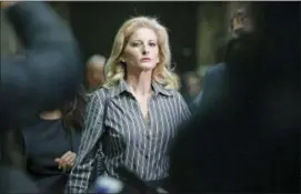  ?? KATHY WILLENS — THE ASSOCIATED PRESS FILE ?? Summer Zervos leaves Manhattan Supreme Court at the conclusion of a hearing in New York.